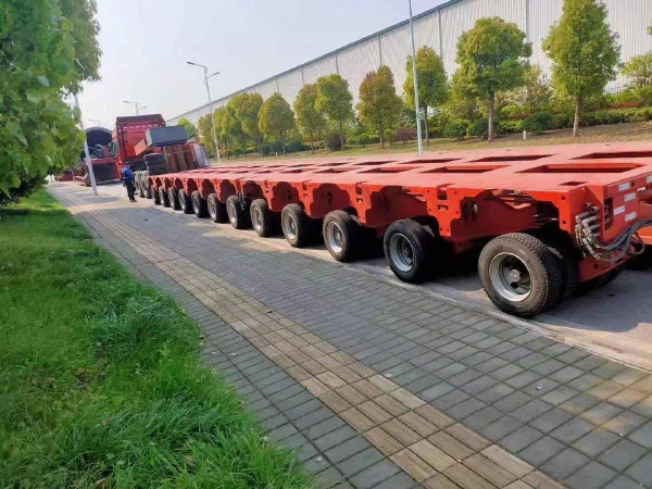 Hydraulic Steering Low Bed Trailerdolly